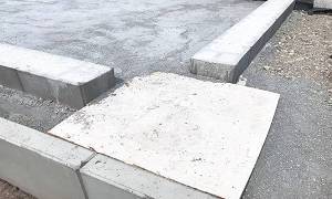 Beton-Punktfundament